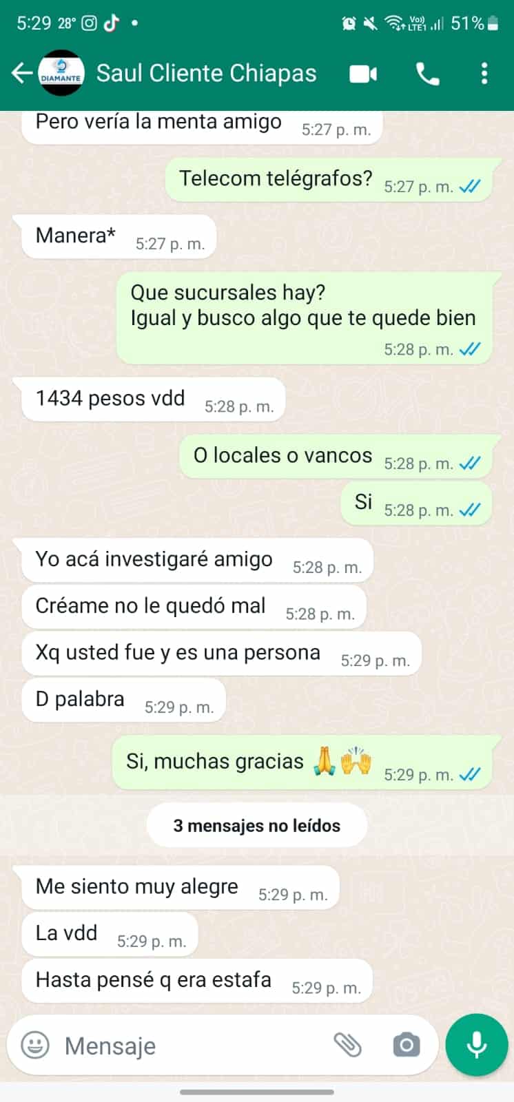 Testimonio de cliente